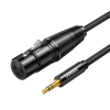 Кабель Ugreen AV182 3.5mm Male to XLR Female Black